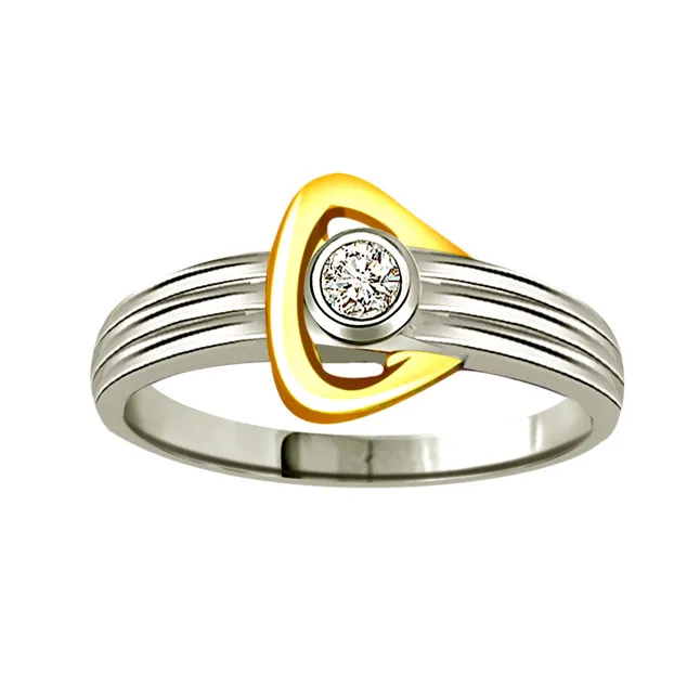 Solitaire Real Diamond Gold Ring (SDR582)