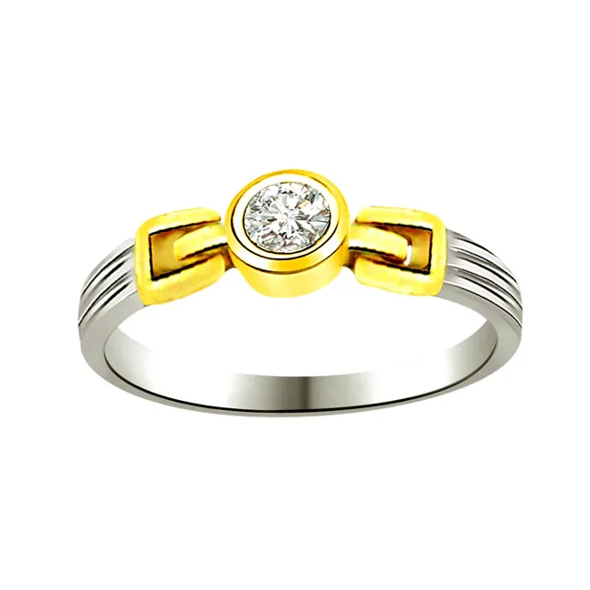 Solitaire Real Diamond Gold Ring (SDR594)