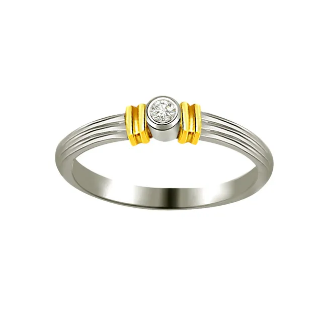 Solitaire Real Diamond Gold Ring (SDR596)