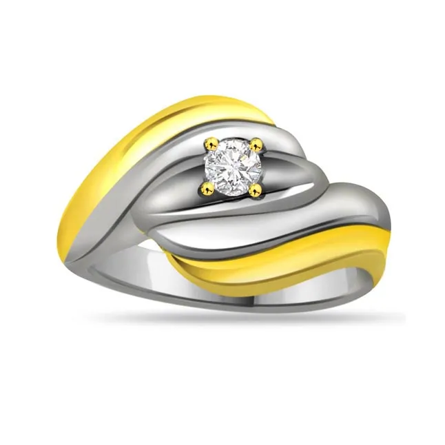 Solitaire Real Diamond Gold Ring (SDR608)