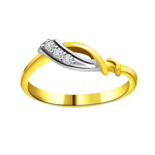 Classic Real Diamond Gold Ring (SDR616)