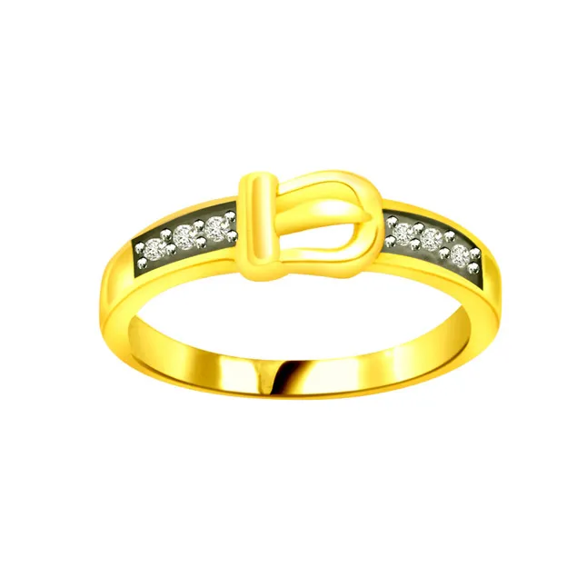 Two-Tone Real Diamond Ring (SDR628)