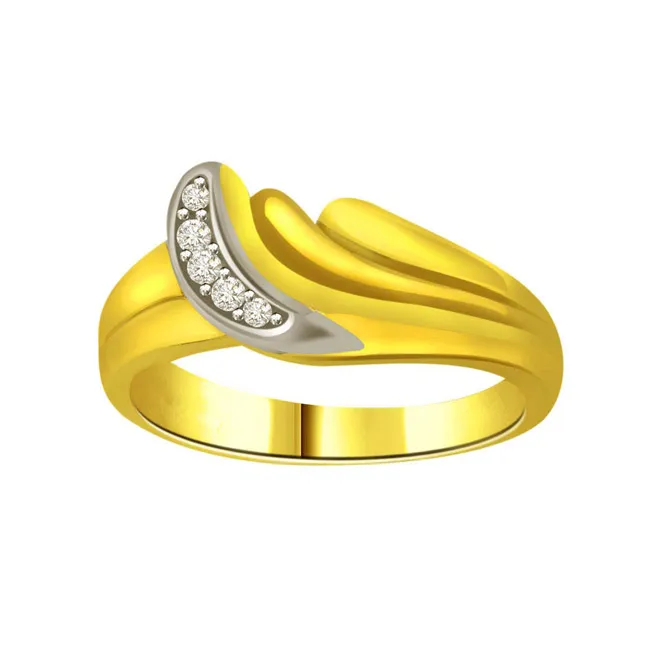 Classic Real Diamond 18kt Gold Ring (SDR648)