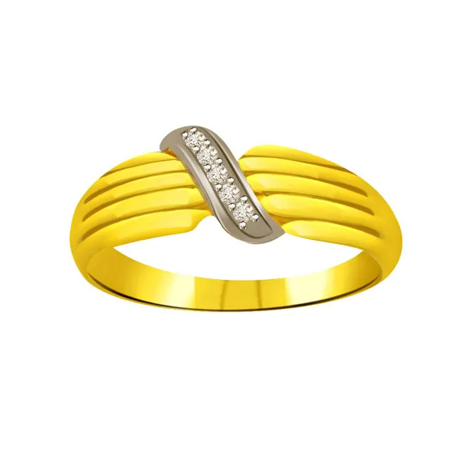Classic Real Diamond 18kt Gold Ring (SDR650)
