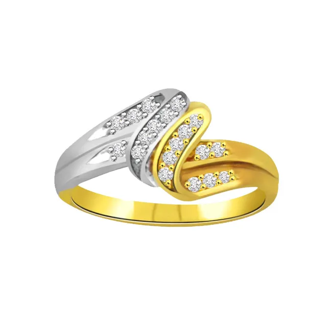 Classic Real Diamond 18kt Gold Ring (SDR665)