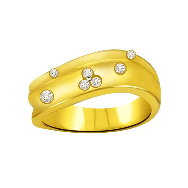 Classic Real Diamond 18kt Gold Ring (SDR694)