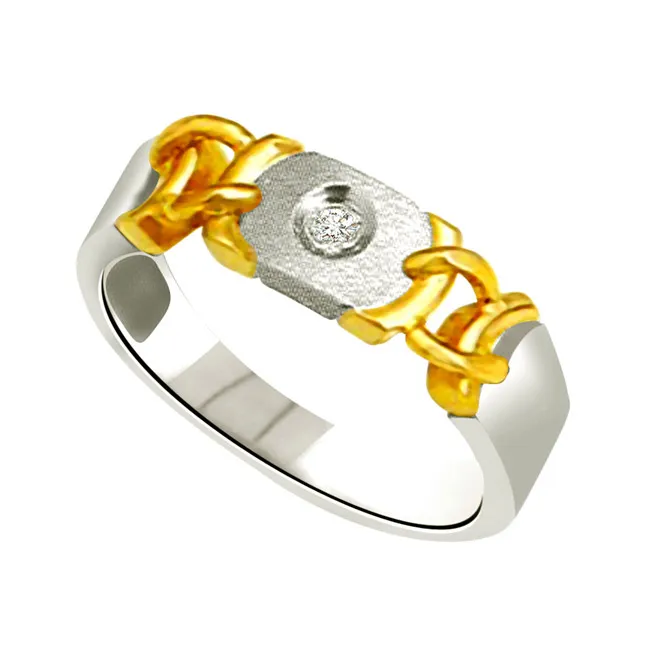 Solitaire Real Diamond Gold Ring (SDR707)