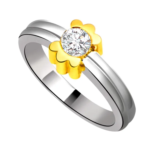 Solitaire Real Diamond Gold Ring (SDR708)