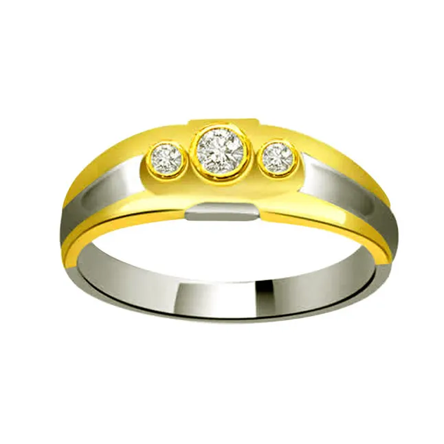 Classic Real Diamond Gold Ring (SDR721)