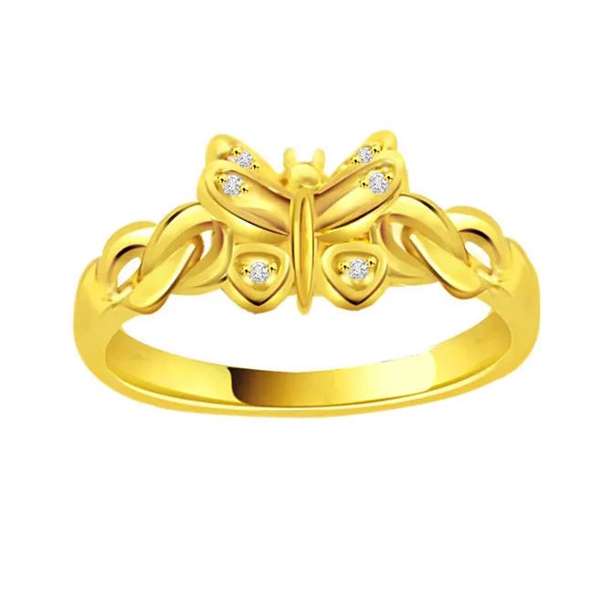 Butterfly Real Diamond Ring (SDR725)