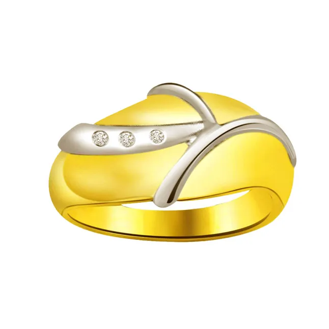 Classic Real Diamond Gold Ring (SDR728)