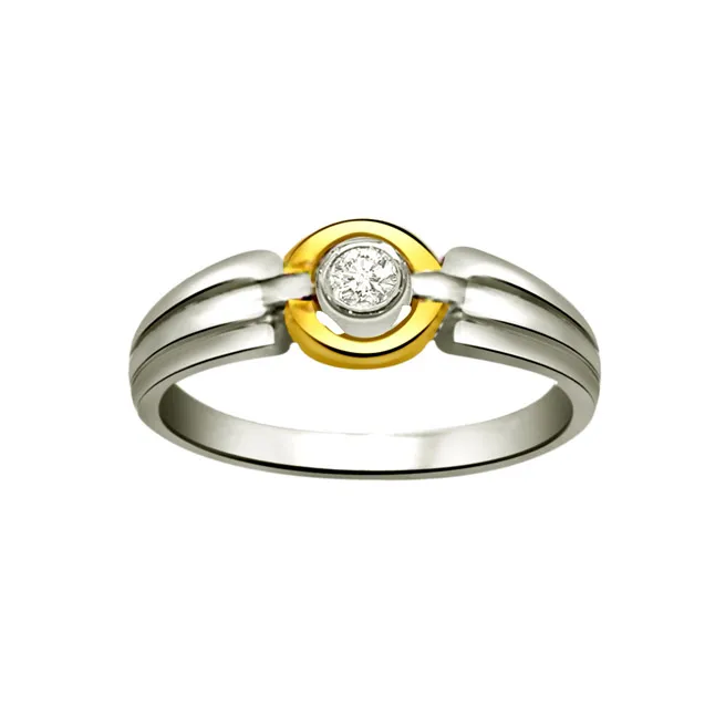 Solitaire Real Diamond Gold Ring (SDR738)