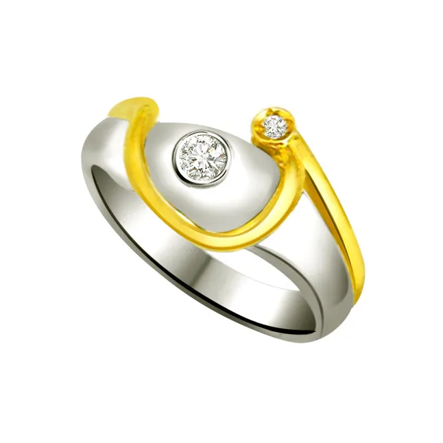 Classic Real Diamond Gold Ring (SDR740)