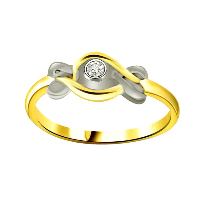 Solitaire Real Diamond Gold Ring (SDR750)