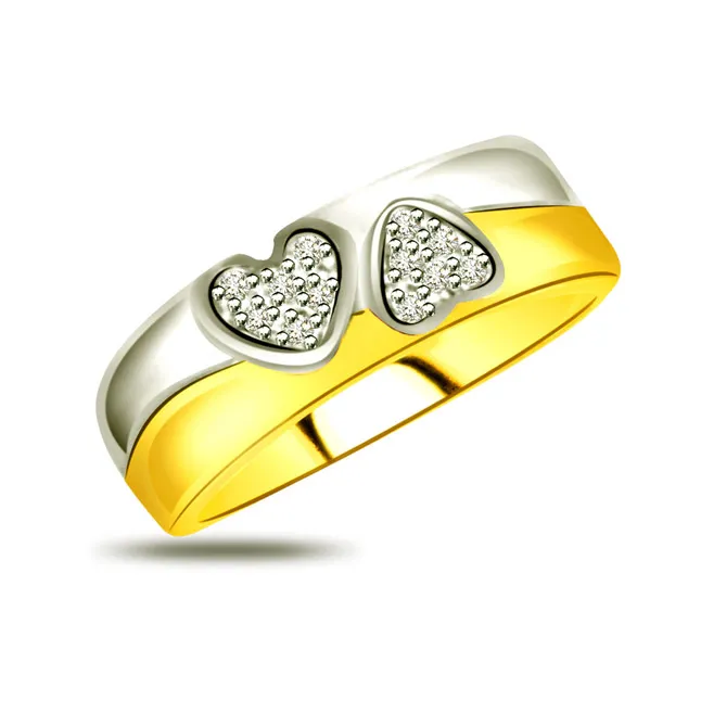 Heart Shape Diamond rings SDR752