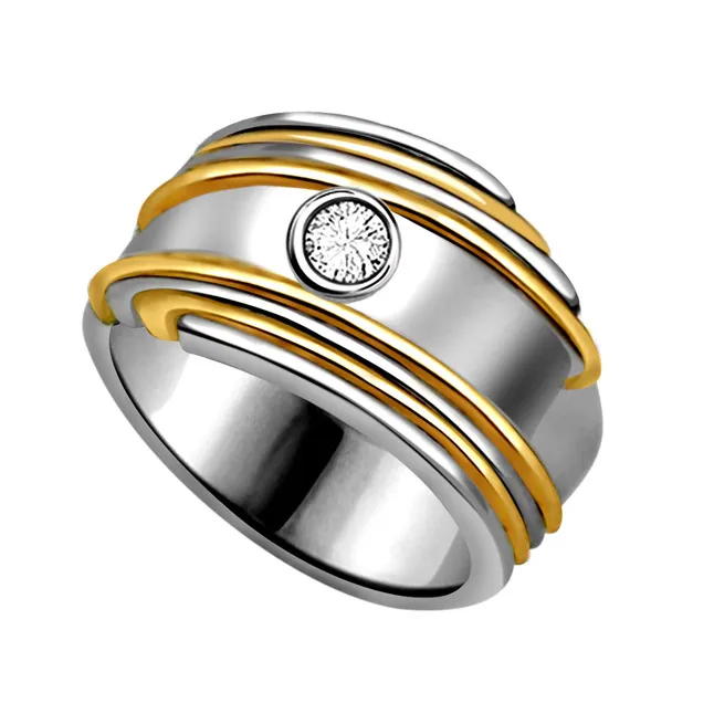 Solitaire Real Diamond Gold Ring (SDR758)