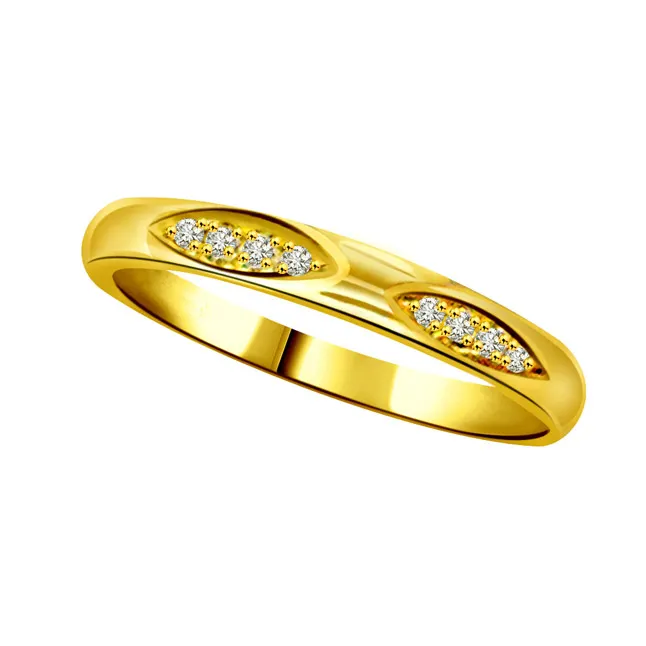 Classic Real Diamond Gold Ring (SDR770)