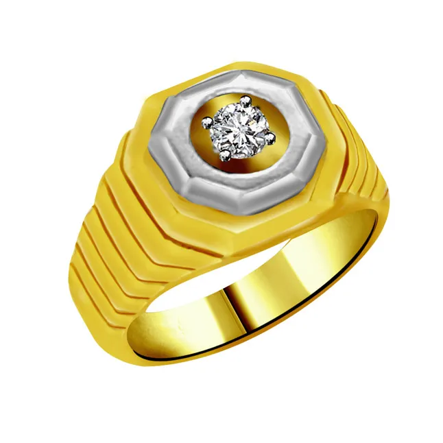 Solitaire Real Diamond Gold Ring (SDR810)