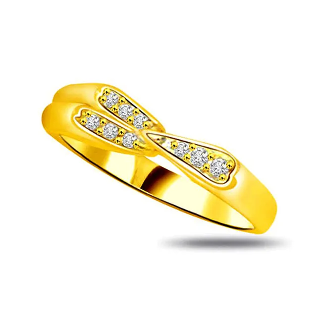 Elegant Real Diamond Gold Ring (SDR819)