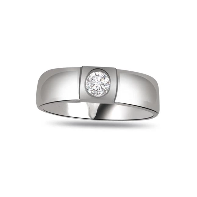 Solitaire Real Diamond Gold Ring (SDR891)