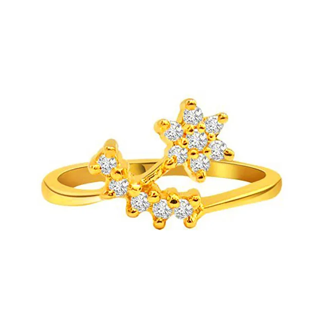 Diamond Crowning Glory - Real Diamond Ring (SDR92)