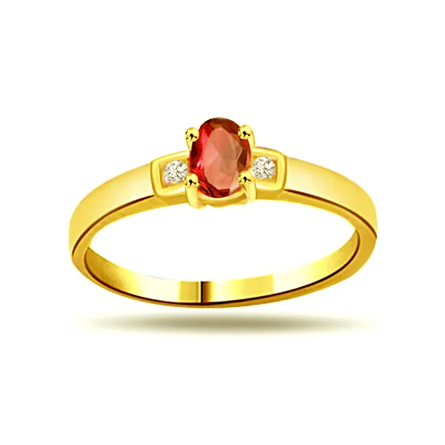 Classic Real Diamond & Ruby Ring (SDR998)