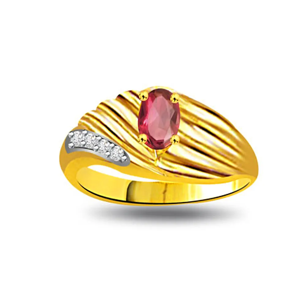 Blooming Beauty Classic Ruby & Diamond rings SDR1013