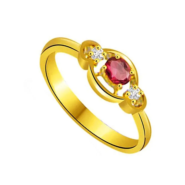 Happy In Heaven Diamond & Ruby Ruby in 18kt Gold (SDR1019)