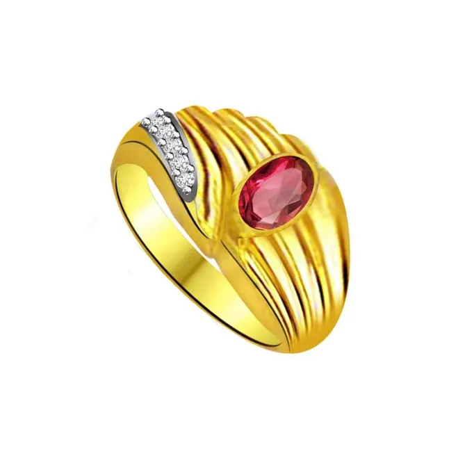 Rosebud Classic Ruby & Diamond Ring (SDR1025)