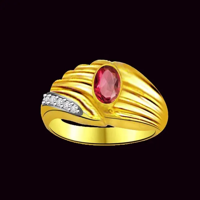 Rosebud Classic Ruby & Diamond Ring (SDR1025)