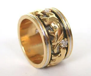 Live Forever Diamond Ring in 18kt Gold (SDR102)
