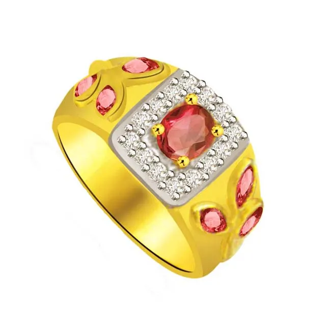 Glitter of Love Elegant Diamond Gold Ring (SDR1030)