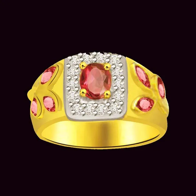 Glitter of Love Elegant Diamond Gold rings SDR1030