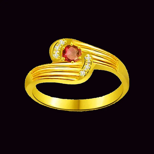 Enamoring You Diamond & Ruby Ring (SDR1032)