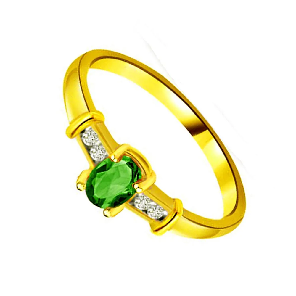 Emerald Enigma Fine Diamond & Emerald rings SDR1104 -Diamond & Emerald
