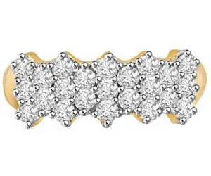 She Is Radiance Real Diamond Ring in 18kt Yellow Gold (SDR111)