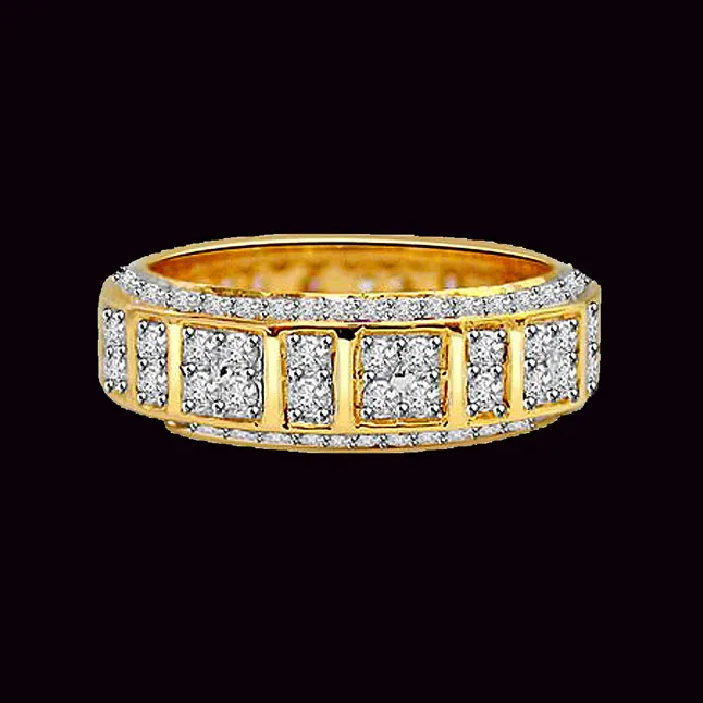 Your Majesty Real Diamond Ring in 18kt Yellow Gold (SDR112)