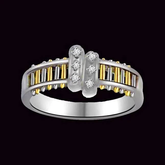 0.18ct Classic Diamond White Gold rings