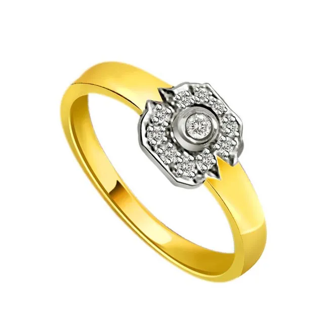 0.40ct Diamond 18kt Gold rings SDR1190 -White Yellow Gold rings