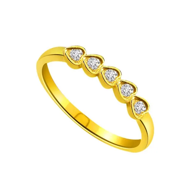 0.13cts Real Diamond Heart Shape Ring (SDR1194)