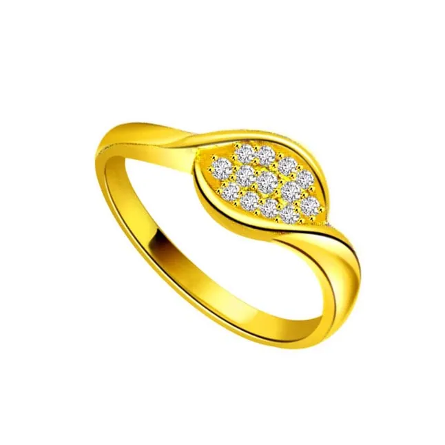 0.26cts Real Diamond 18kt Yellow Gold Ring (SDR1195)