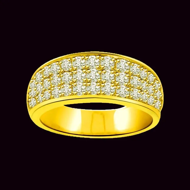 0.60cts Real Diamond 18kt Yellow Gold Ring (SDR1196)