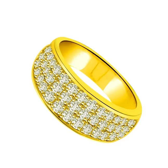 0.60cts Real Diamond 18kt Yellow Gold Ring (SDR1196)