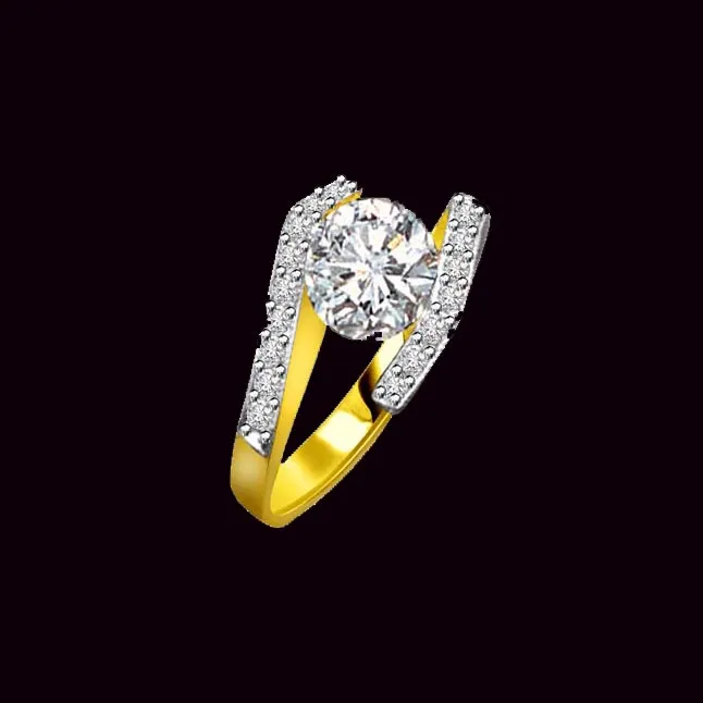 0.56cts Real Diamond Gold Ring (SDR1203)