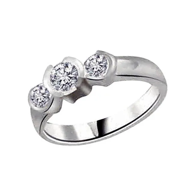 0.60cts Real Diamond White Gold Ring (SDR1204)