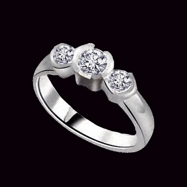 0.60cts Real Diamond White Gold Ring (SDR1204)