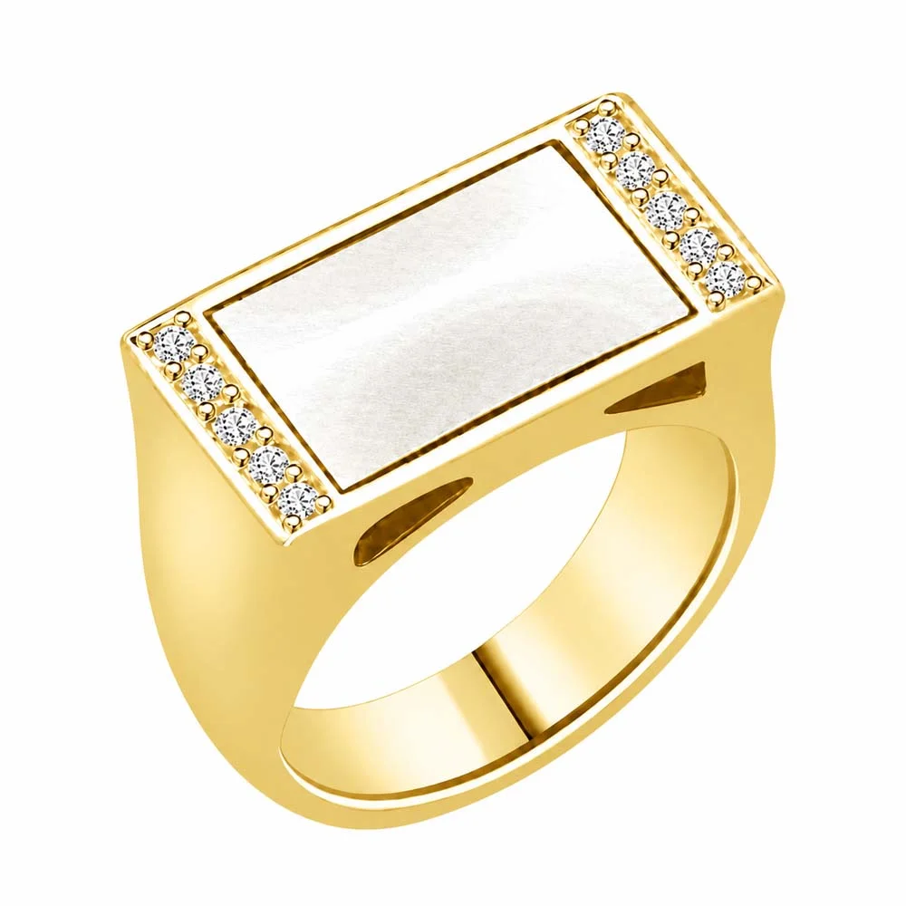 0.15 cts Classic Real Diamond 18kt Gold Ring (SDR1223)