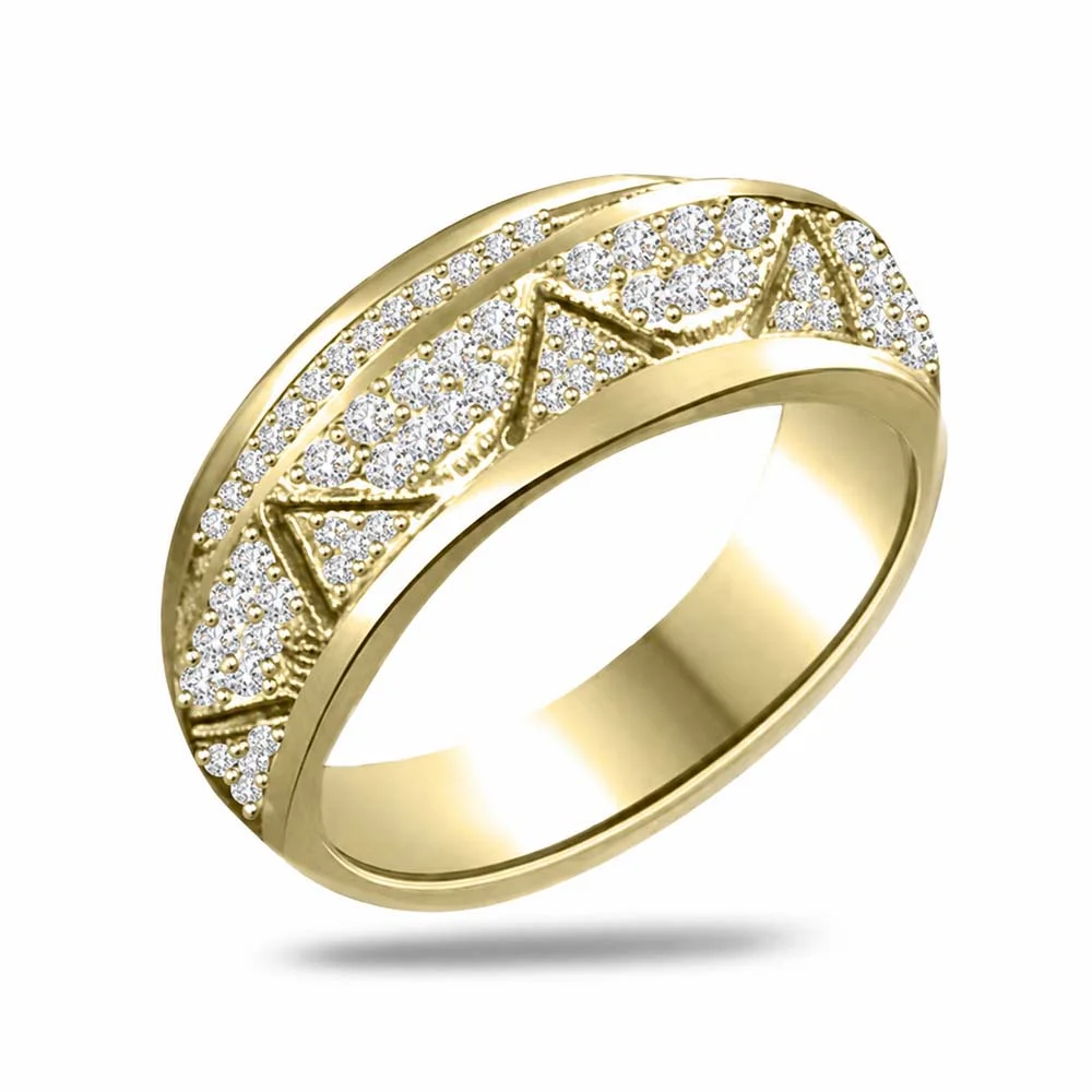 Classic Real Diamond 18kt Gold Ring (SDR1224)
