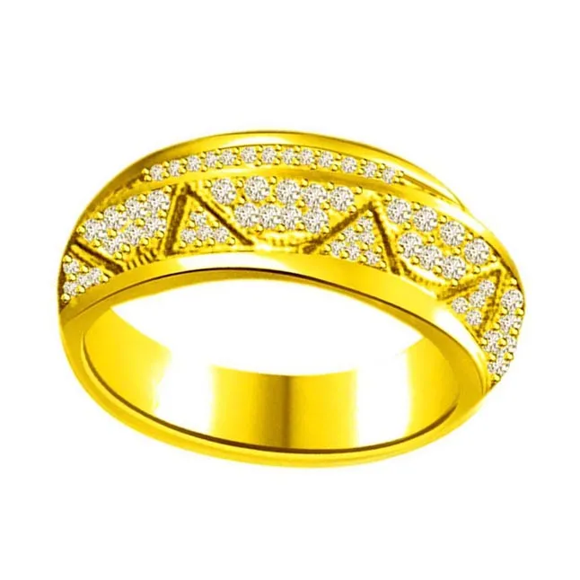 Classic Real Diamond 18kt Gold Ring (SDR1224)