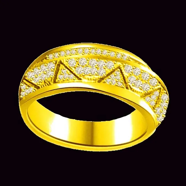 Classic Real Diamond 18kt Gold Ring (SDR1224)